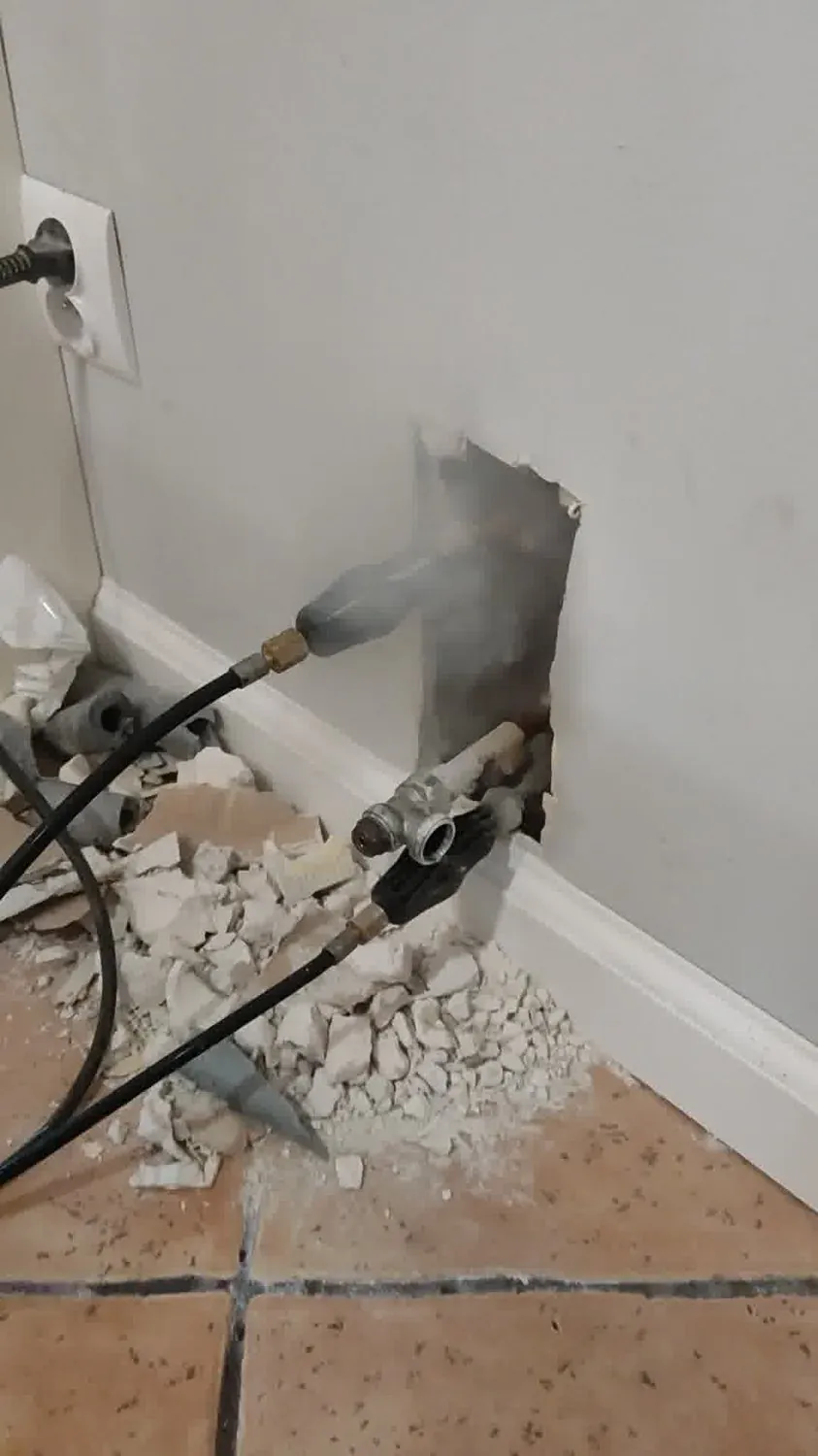 Naprawa awarii - mrożenie instalacji bez spuszczania wody